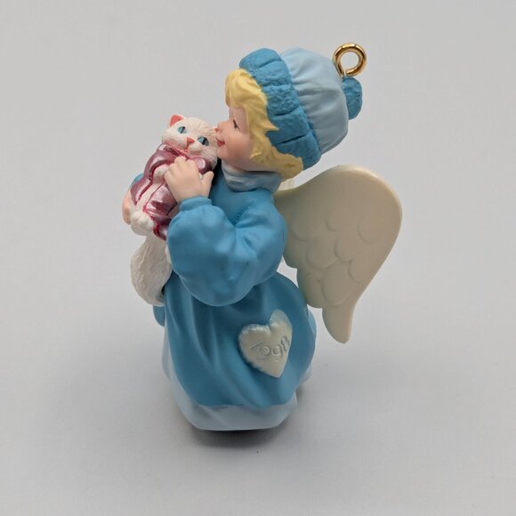 Hallmark Keepsake Guardian Friend 1998 Vintage Angel and Cat Christmas Ornament - Picture 5 of 10